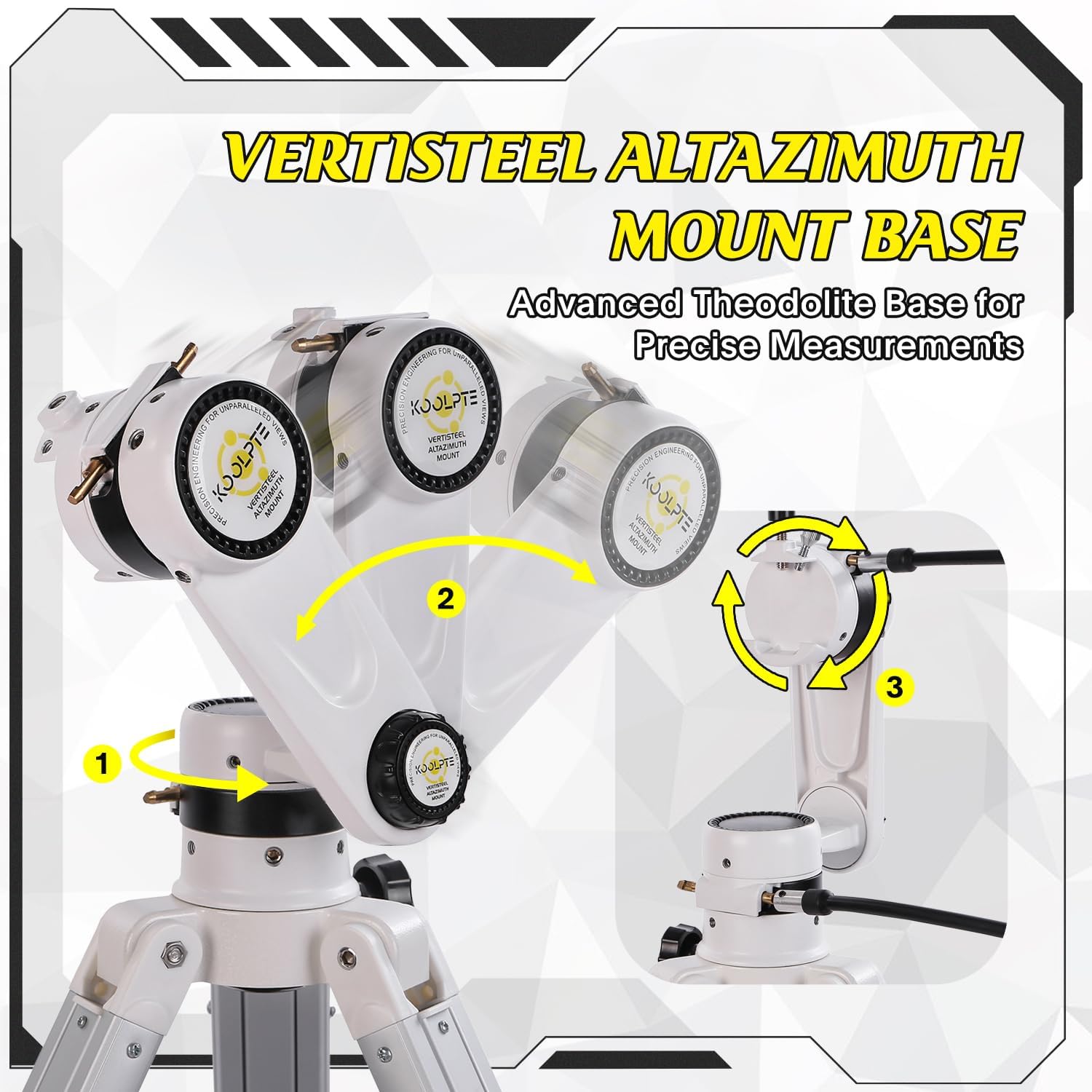 Telescope 90mm Aperture 900mm - High Precision Adjustment Vertisteel Mount Base, Magnification 45-450x, Wireless Remote, Phone Adapter - Ideal for Astronomy Enthusiasts and Beginners (Black)