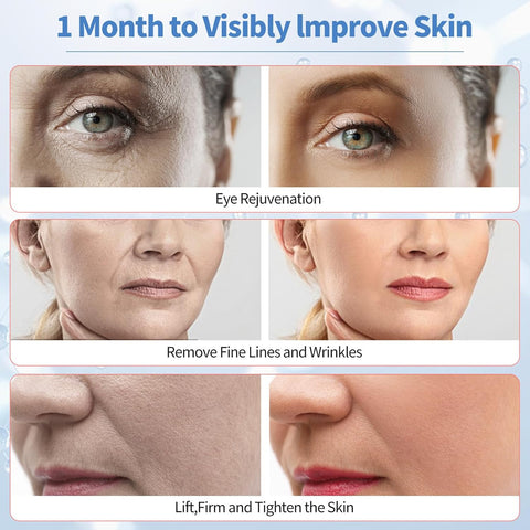 Microcurrent Facial Device, Facial Massager, Home Use Skin Tightening Machine Light Therapy for Face Eye Neck Lifting 6 in 1 Skin Care Tool