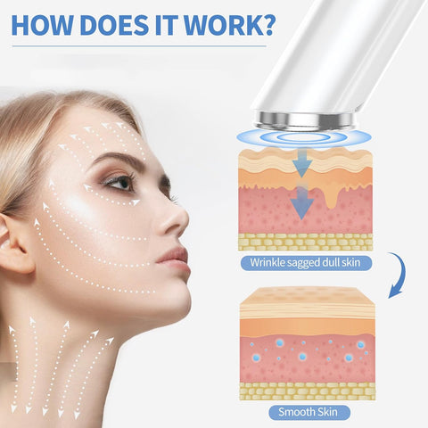 Microcurrent Facial Device, Facial Massager, Home Use Skin Tightening Machine Light Therapy for Face Eye Neck Lifting 6 in 1 Skin Care Tool