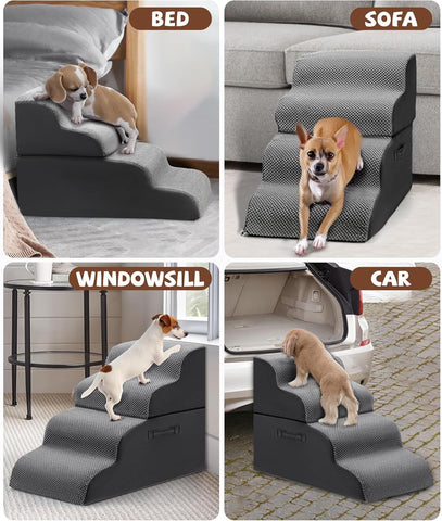 4-Tiers Dog Stairs for Small Pets