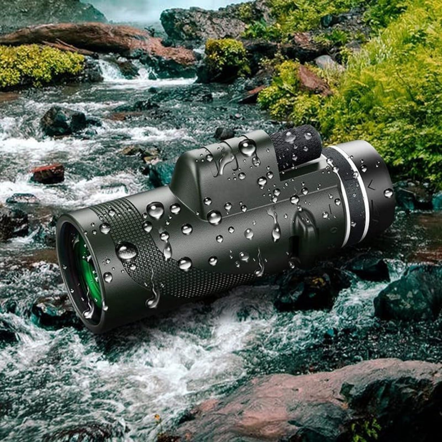 Adult HD 80x100 Monocular with Tripod, Monocular with BAK4 Prism for Outdoor Camping, Traveling, Wildlife Watching